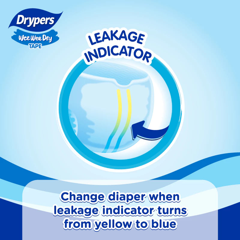 Drypers Baby Diapers (Wee Wee Dry) - TAPE