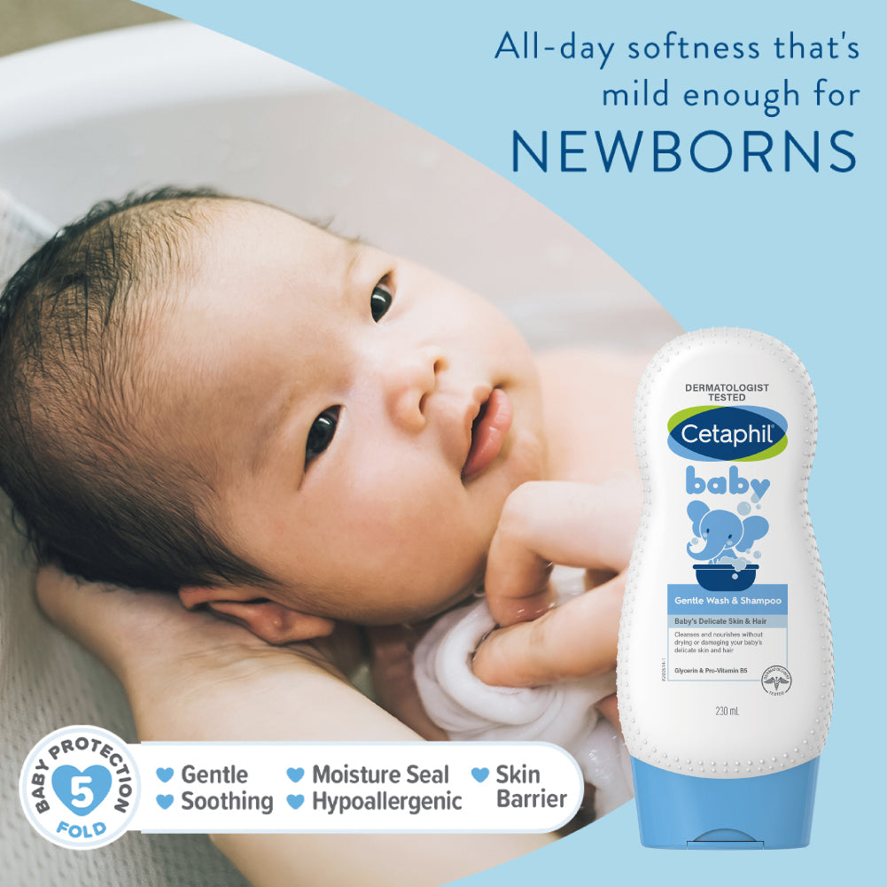 Cetaphil Baby Wash & Shampoo - Head to Toe (400mL)