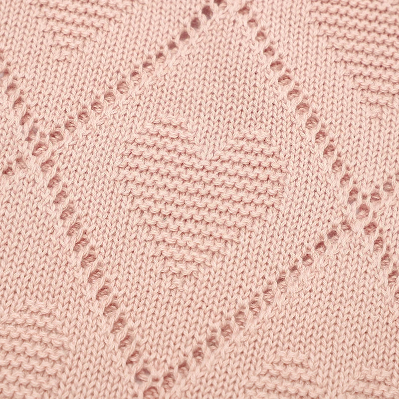 Baby Blankets Knitted Breathable Newborn Boy Girl Cotton Stroller Bedding Sleeping Covers 90*70cm Toddler Throw Receiving Quilts