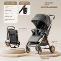 2026 New Stroller with Baby Basket High Landscape Two-way Push Travel Stroller can sit and lie down Four-wheels Baby Buggy
