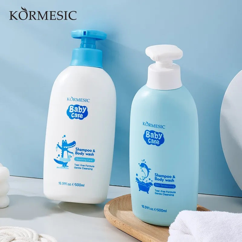 Gentle Baby Shampoo And Body Wash Cleansing Moisturizing Skin Care Tear Free Hypoallergenic For Sensitive Skin