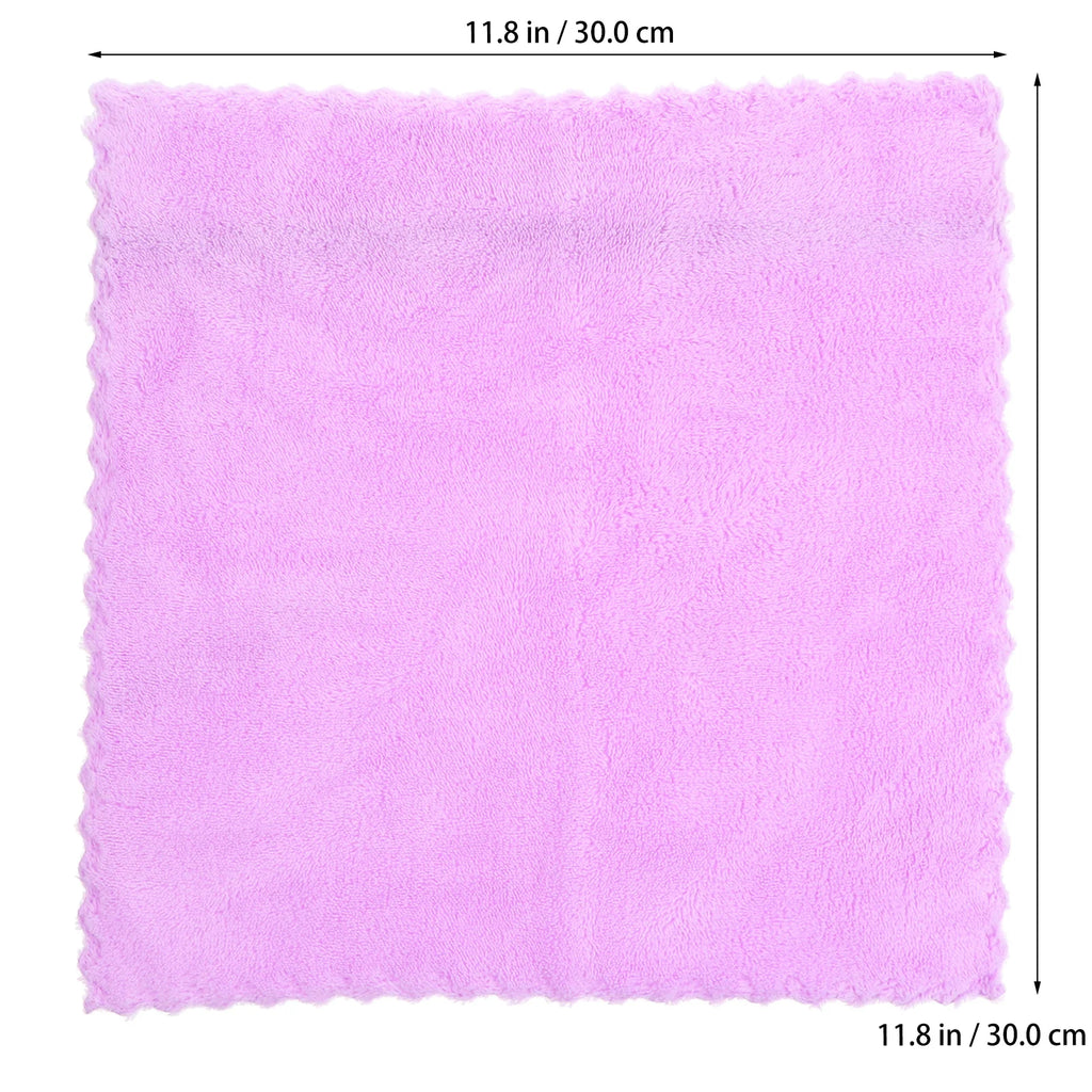 10Pcs Coral Fleece Towel for Baby Ultra Comfortable Hypoallergenic High Absorbency Breathable Bath Towel for Newborn and Toddler