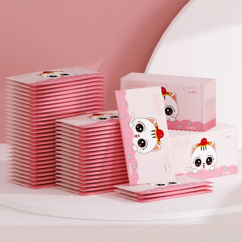 50Pcs Baby Wet Wipes Fashion Disinfection Hand Cleaning Moist Paper Non Woven Fabric Tissue Portable Wet Wipe Pouch