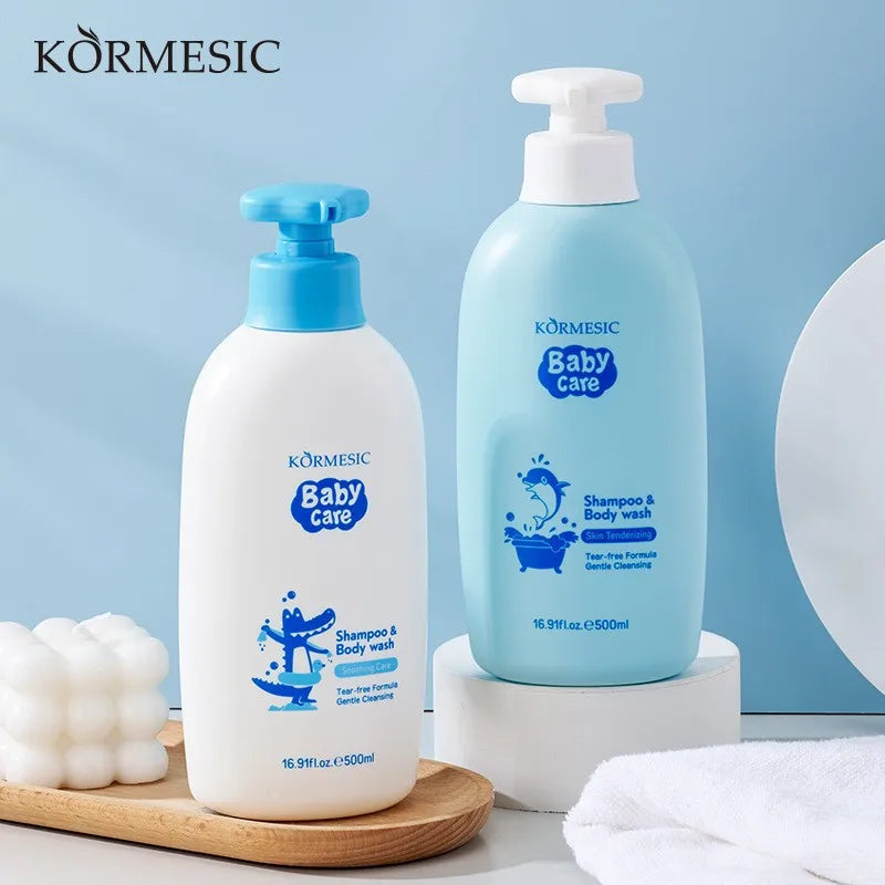 Gentle Baby Shampoo And Body Wash Cleansing Moisturizing Skin Care Tear Free Hypoallergenic For Sensitive Skin