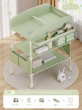 Height Adjustable Multifunctional Foldable Baby Changing Table Portable Infant Diaper Station with Large Storage Waterproof