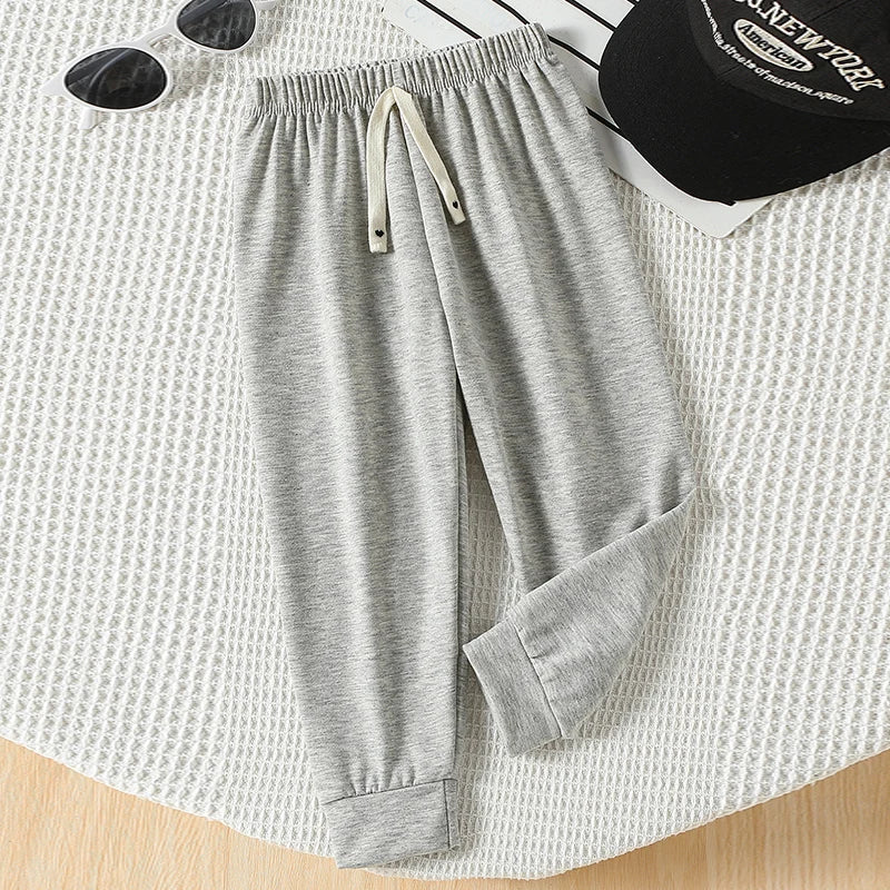 3/1 Piece Set Of Autumn Children's Casual Sports Classic Color Guard Pants For Boys And Girls All Season Versatile Harun Pants