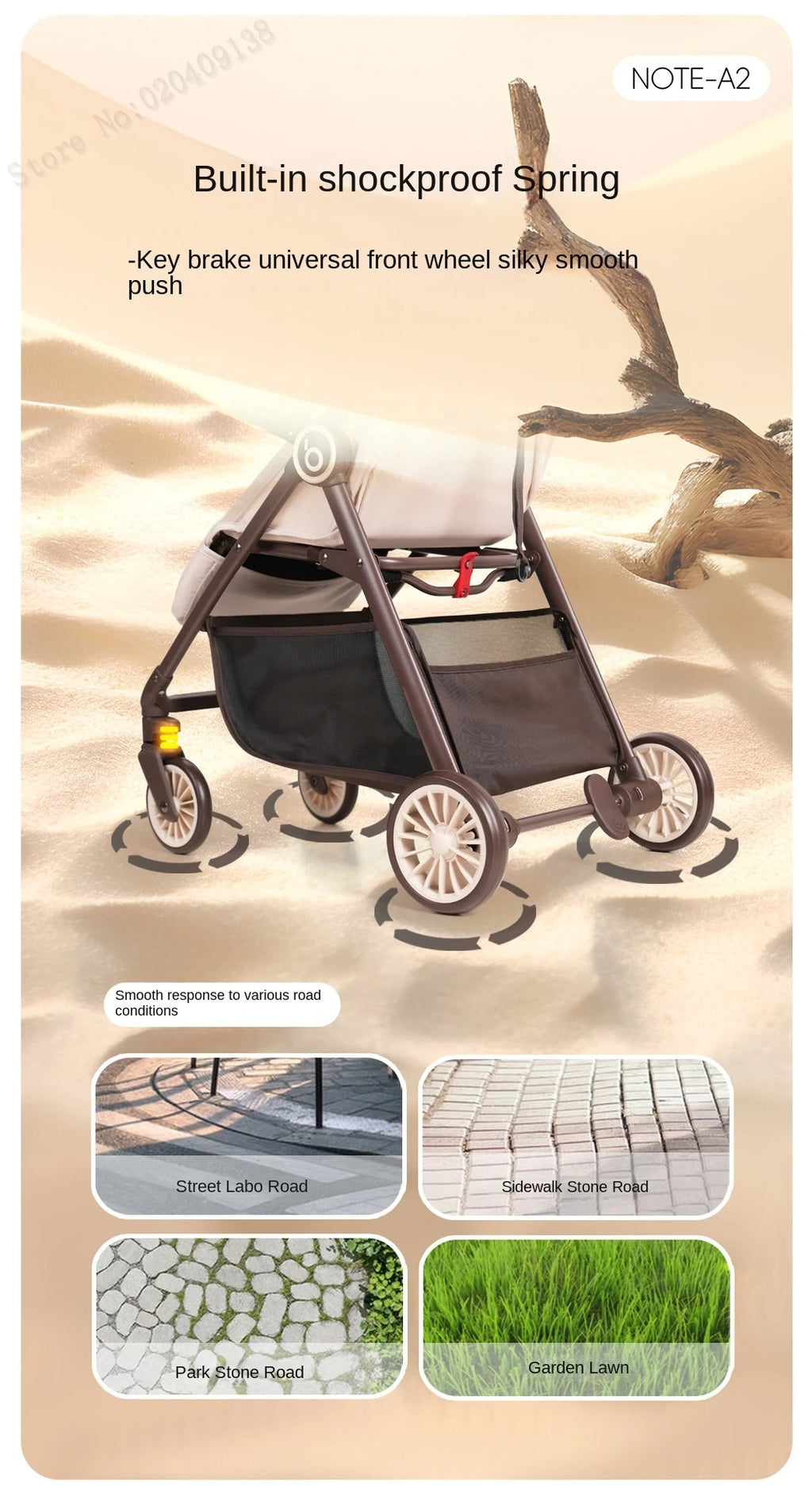 A2 Baby Stroller Small Green Box Stroller One-touch Stroller Lightweight Folding Pocket Car Children Stroller