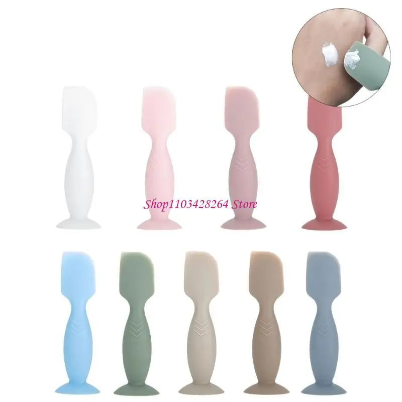 Baby Diaper Cream Spatula Applicator Soft Silicone Baby Butt Pastes Spatula 2pcs