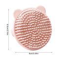 Baby Hair Brush Soft Hair Scalp Massager For Kids Gentle Bathing Shower Head Scrubber Cute Bear Design