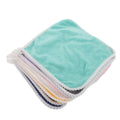 8pcs Flannel Face Soft Washcloths With Hanging Loop Newborn Baby Bath Towels Kids Hand Towels Travel Wash Cloth
