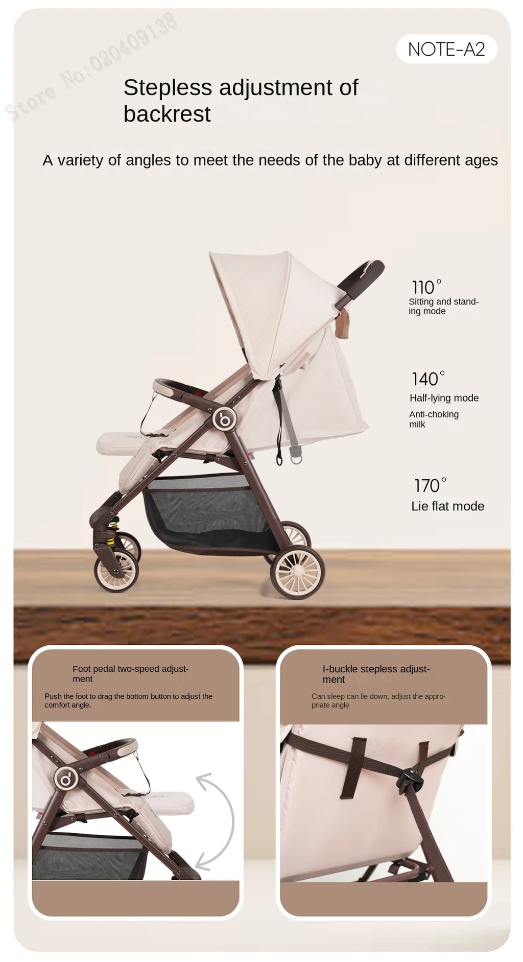 A2 Baby Stroller Small Green Box Stroller One-touch Stroller Lightweight Folding Pocket Car Children Stroller